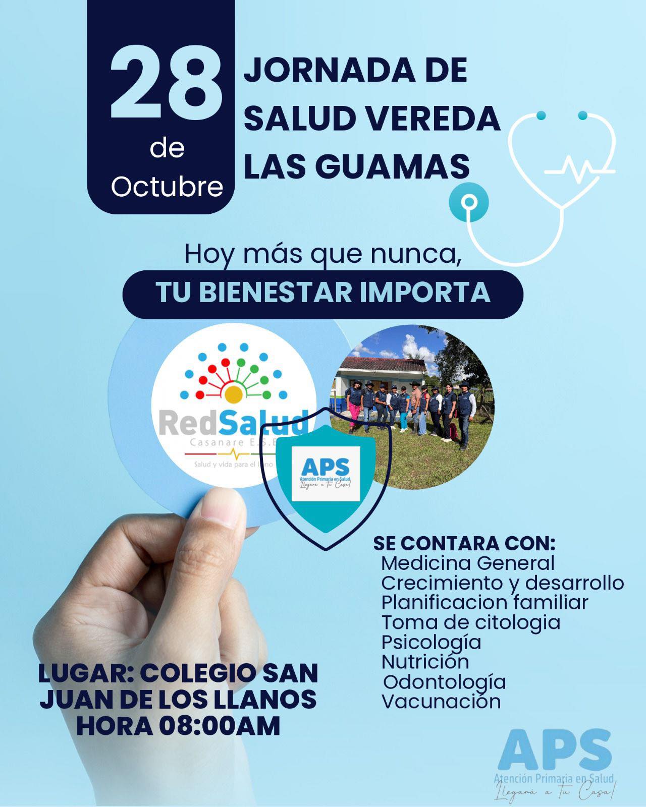 Brigada de Salud en Las Guamas