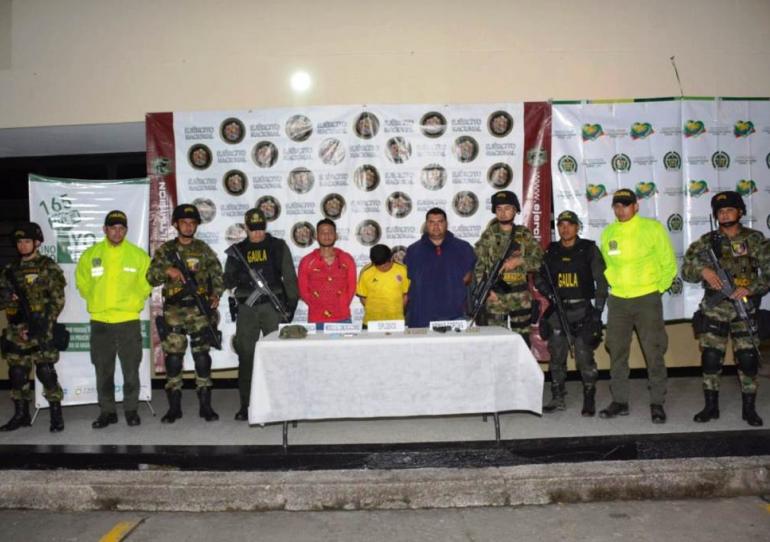 En operaciones interinstitucionales fueron capturados en Arauca tres integrantes del Eln 