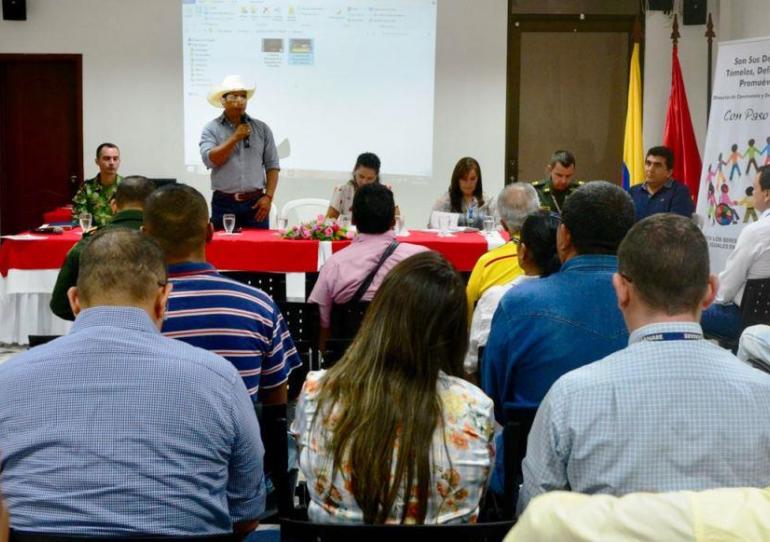 Gobernador de Casanare presidió jornada de seguimiento al cumplimiento de Plan de Acción de Derechos Humanos