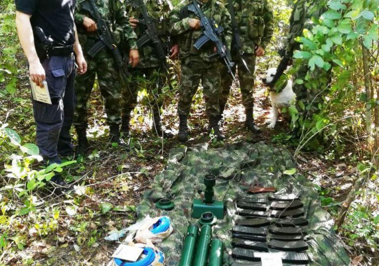 Ejército Nacional halló depósito ilegal con material de guerra en el municipio de Orocué  