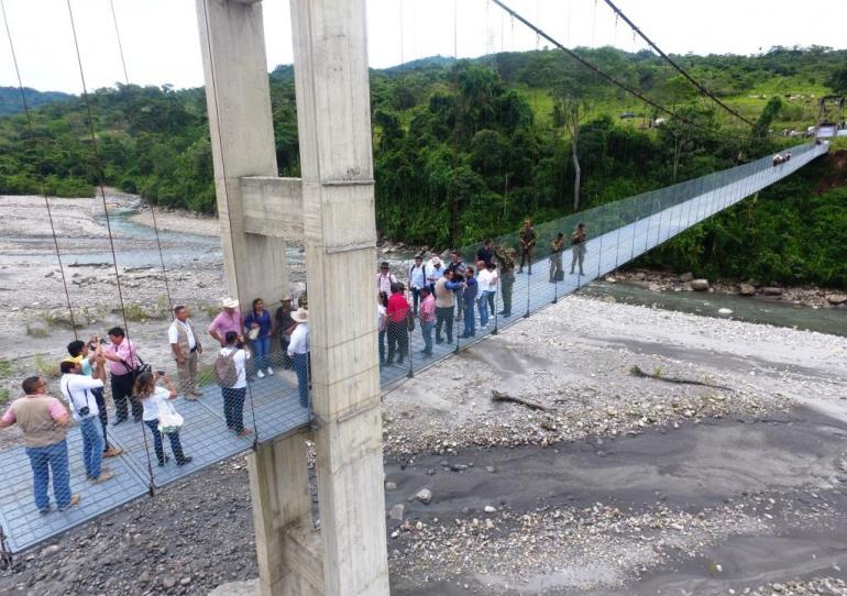 Gobernación de Casanare entrego puente Eccehomo a la comunidad de Támara 