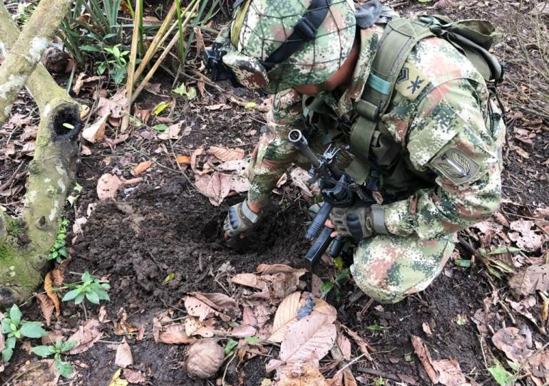 Ejército Nacional incauta munición y desactivan artefactos explosivos del Eln en Arauca