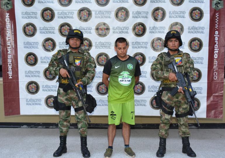 Ejército Nacional capturó a alias “Piquiña”, cabecilla de comandos urbanos del Eln