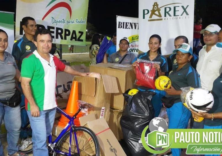 Parex entrego significativo aporte a las escuelas de formación deportiva en el municipio de Paz de Ariporo