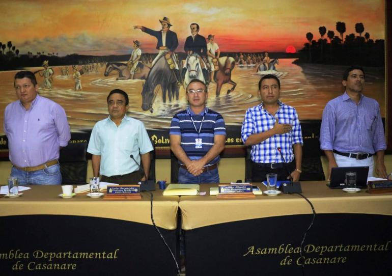 Se instaló el periodo de sesiones extraordinarias de la Asamblea Departamental de Casanare