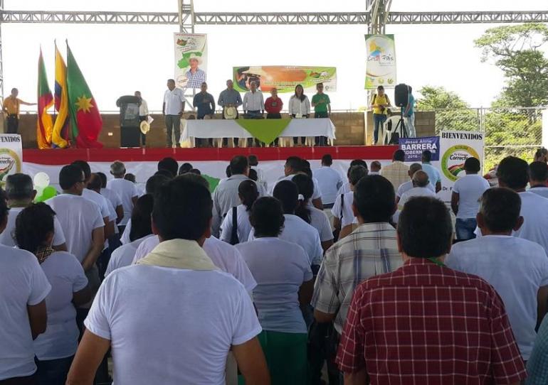 En Paz de Ariporo se entregaron kits de ganadería a pequeños productores del municipio