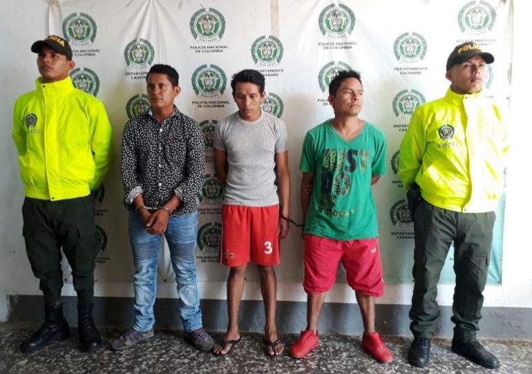 En Trinidad fueron capturados los integrantes del grupo delincuencial “Los Hermanos”