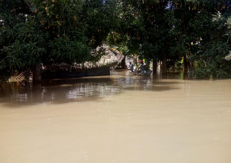 Emergencia por el desbordamiento de varios ríos en Casanare luego de fuertes lluvias del fin de semana