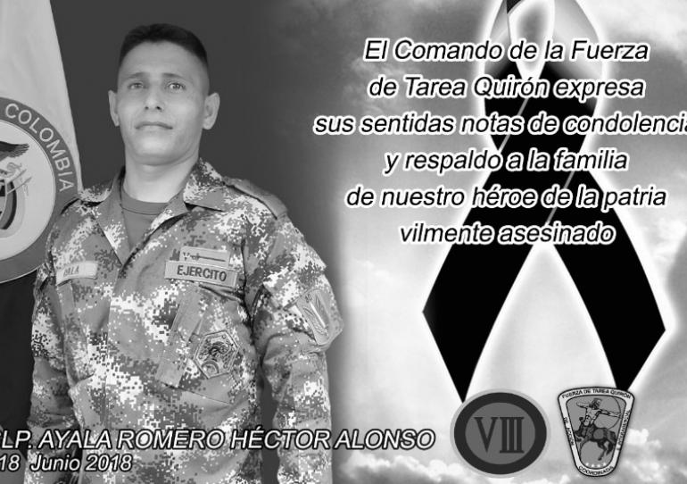 Soldado que se movilizaba de civil fue asesinado en el municipio de Fortul - Arauca 