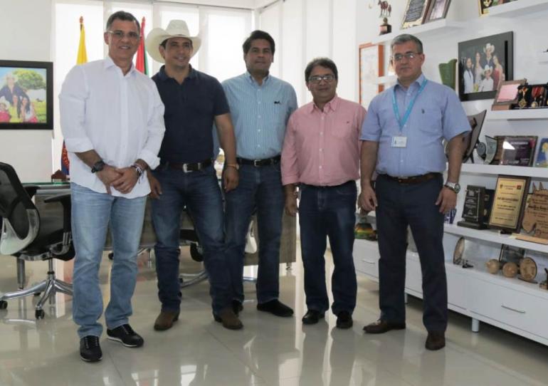 Importante reunión sostuvo el gobernador Alirio Barrera con directores del INVIMA y del SENA