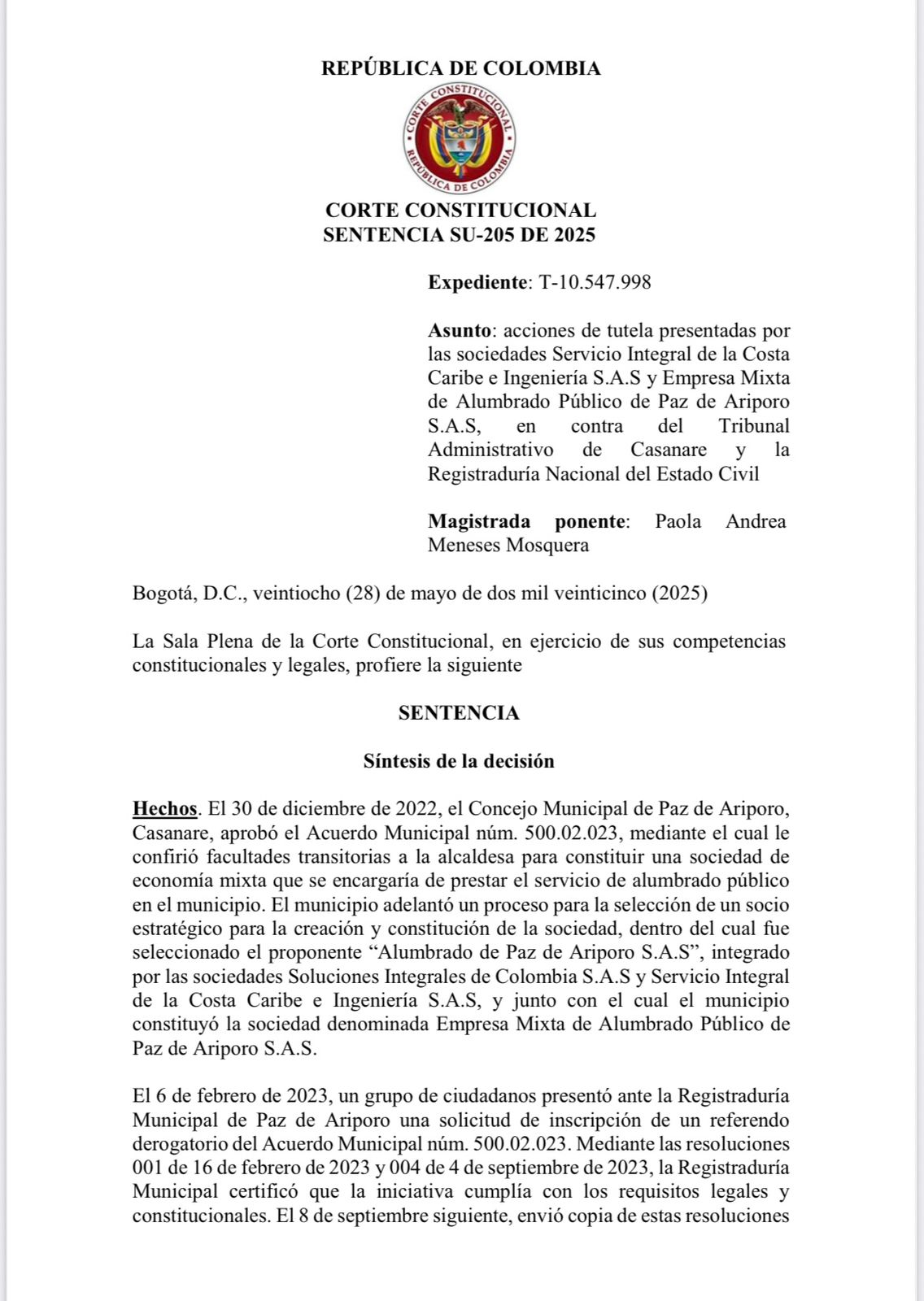 Sentencia 4