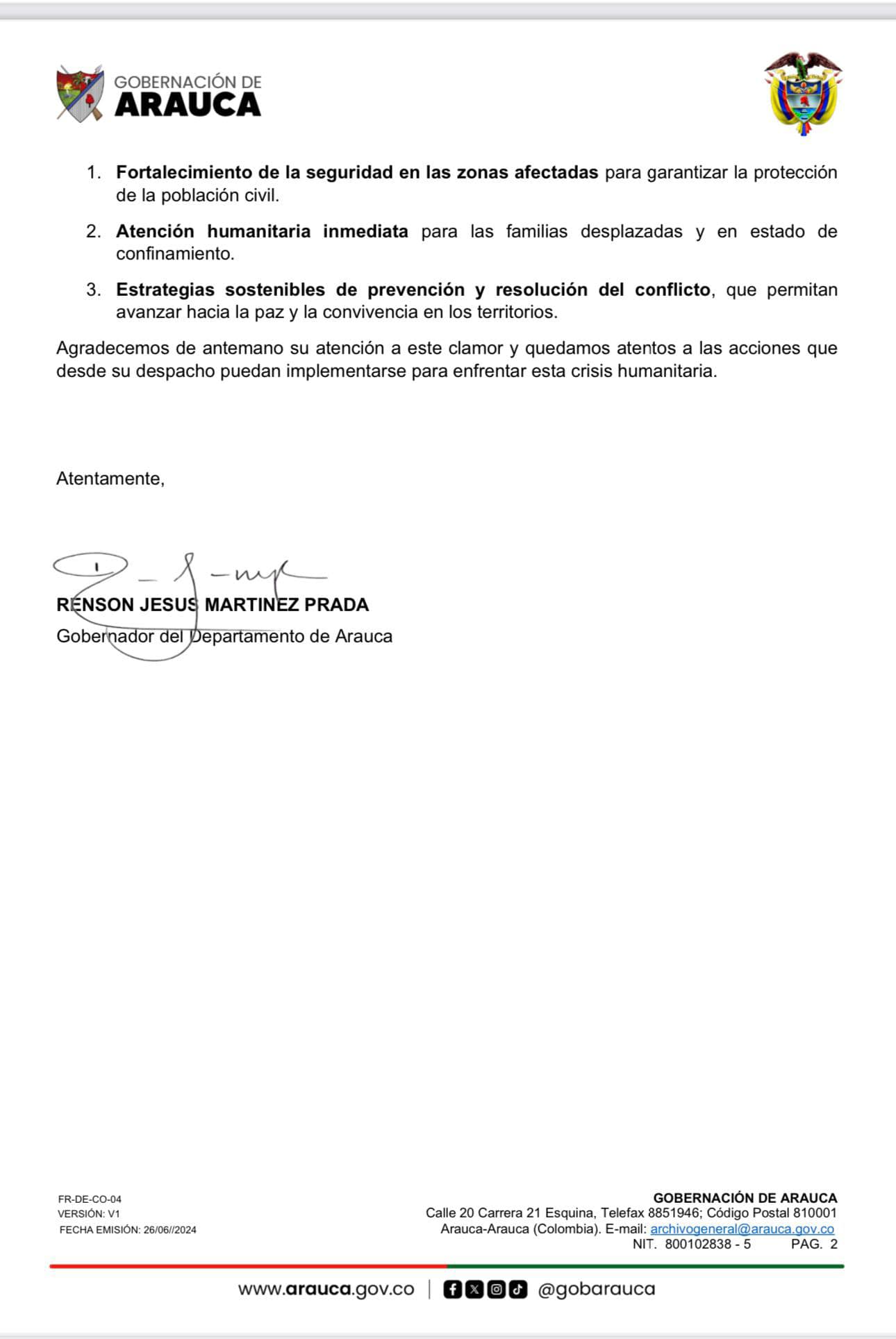 Comunicado
