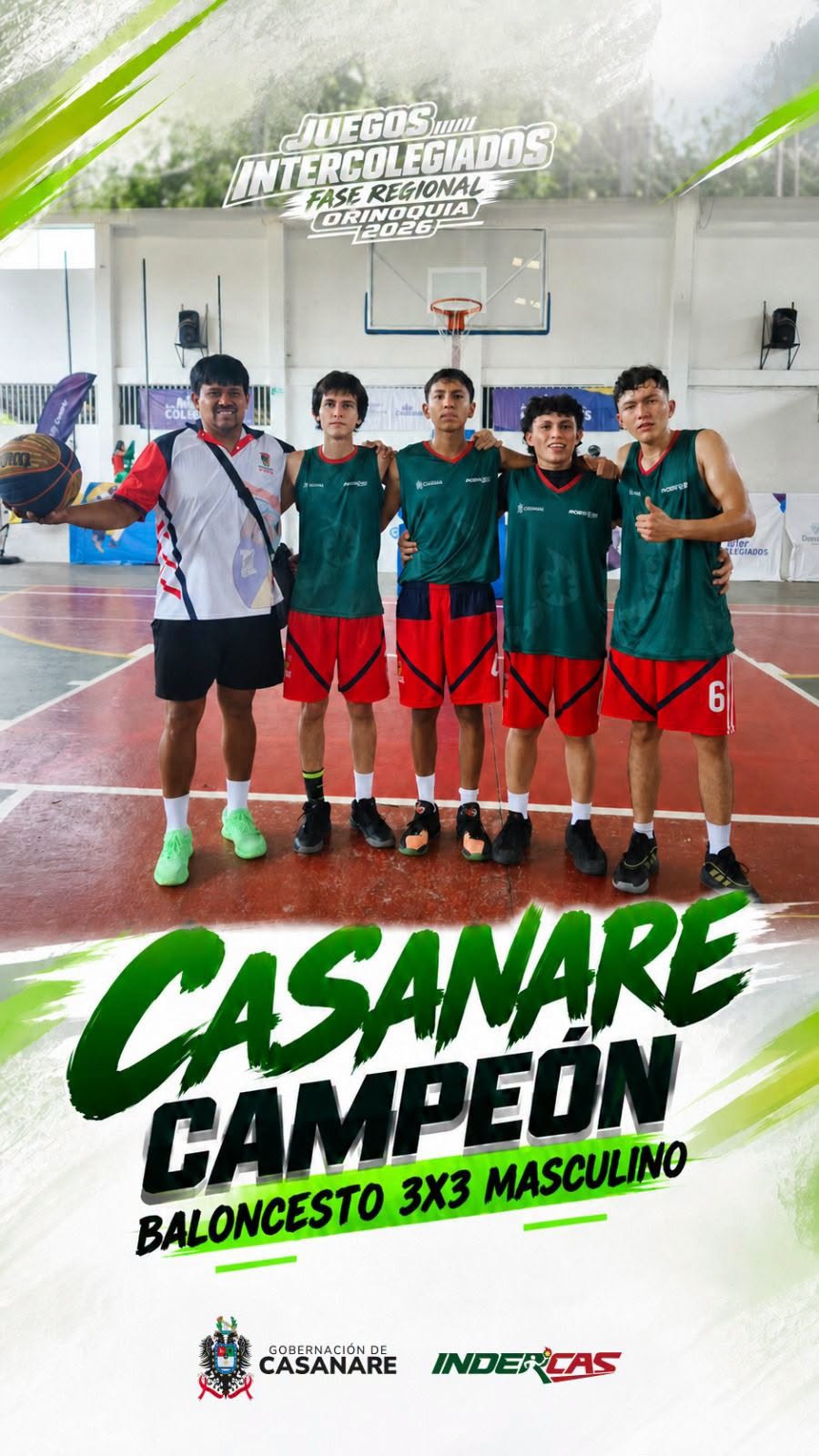 Casanare se coronó campeón regional de baloncesto 3X3