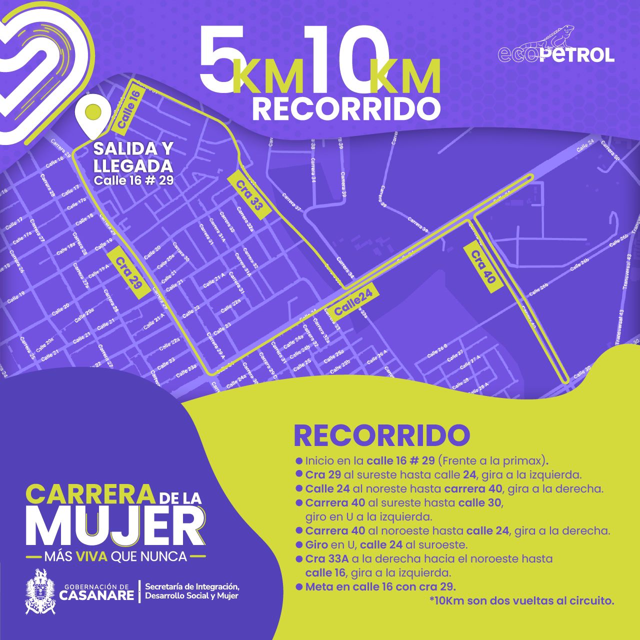 Carrera de la mujer 2024
