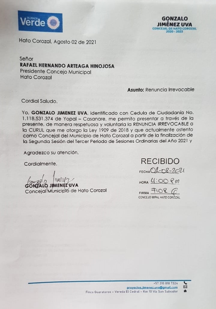 Renuncia 