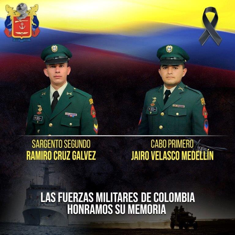 Suboficiales muertos en combates
