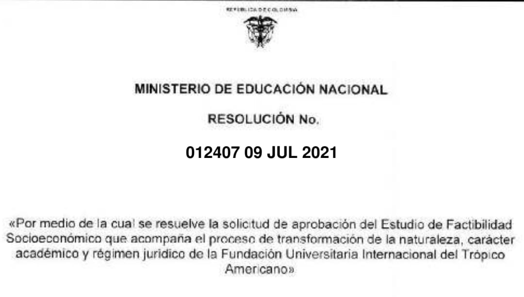 Resolución Unitrópico