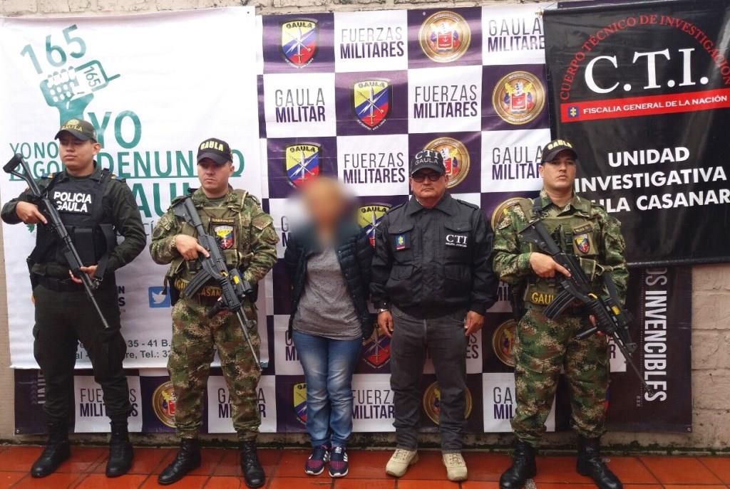 Capturada mujer encargada de cobrar giros de dinero consignados por víctimas de extorsión en Casanare