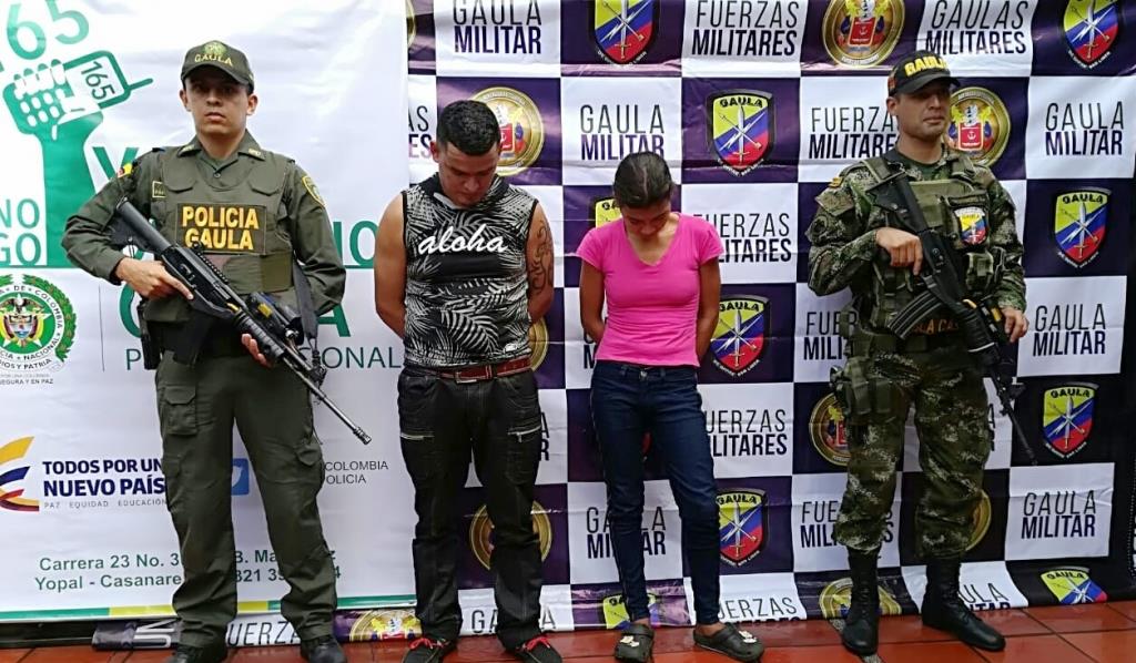 Capturadas dos personas por extorsión en el municipio de Aguazul