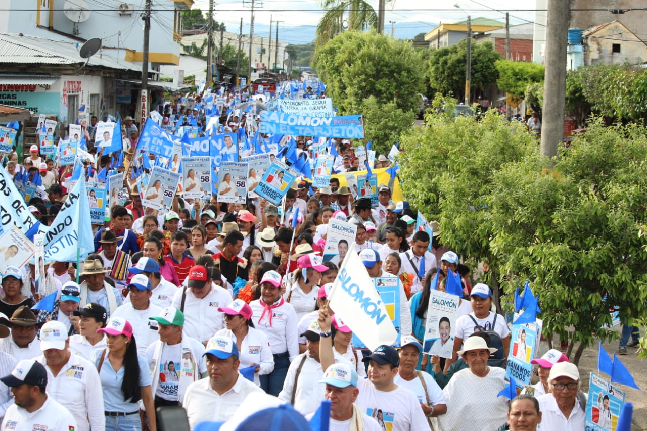 Multitudinario cierre de campaña de Cristina Guarnizo en el municipio de Pore