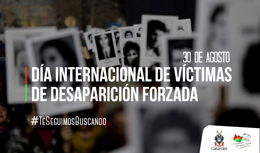 Gobernación de Casanare conmemorará en Maní el Día Internacional de las Víctimas de Desaparición Forzada