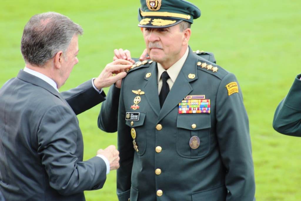 El comandante del Ejército Nacional Ricardo Gómez Nieto ascendió al grado de General