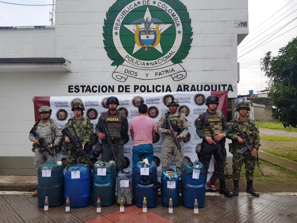 Incautan en Arauca gran cantidad de Carne, queso, y combustible de contrabando avaluados en 20 millones de pesos