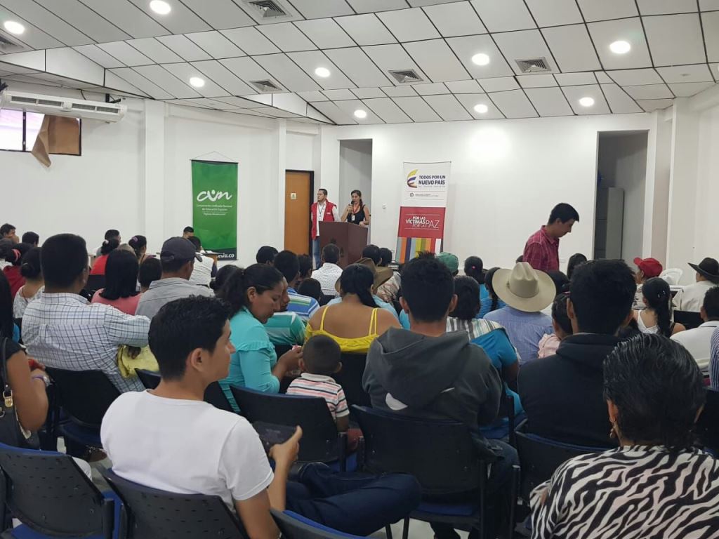 Víctimas de Casanare recibieron indemnización como una de las medidas de su reparación