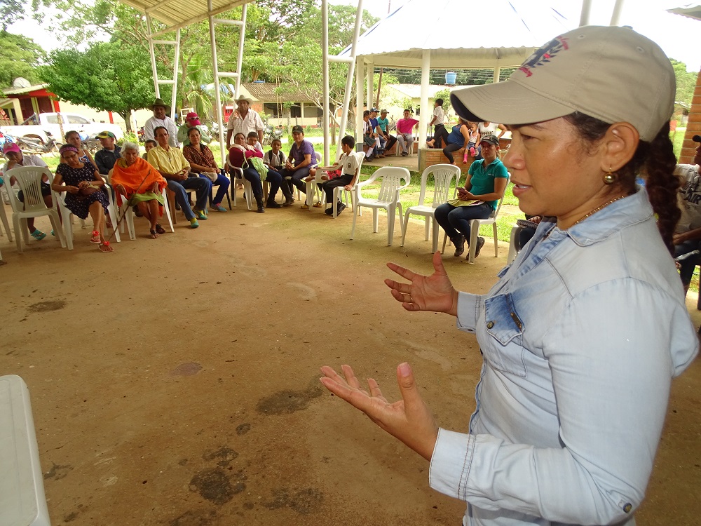 Con el apoyo de la gobernación se construirá cancha multifuncional en Centro Gaitán Guacharía