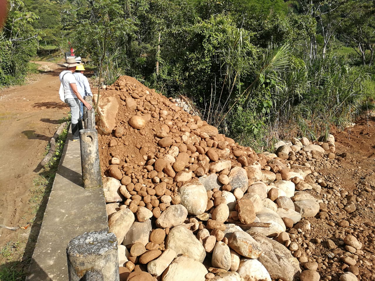 Tras riesgo de colapso ya están culminando los trabajos de protección del puente La Curuché en Támara