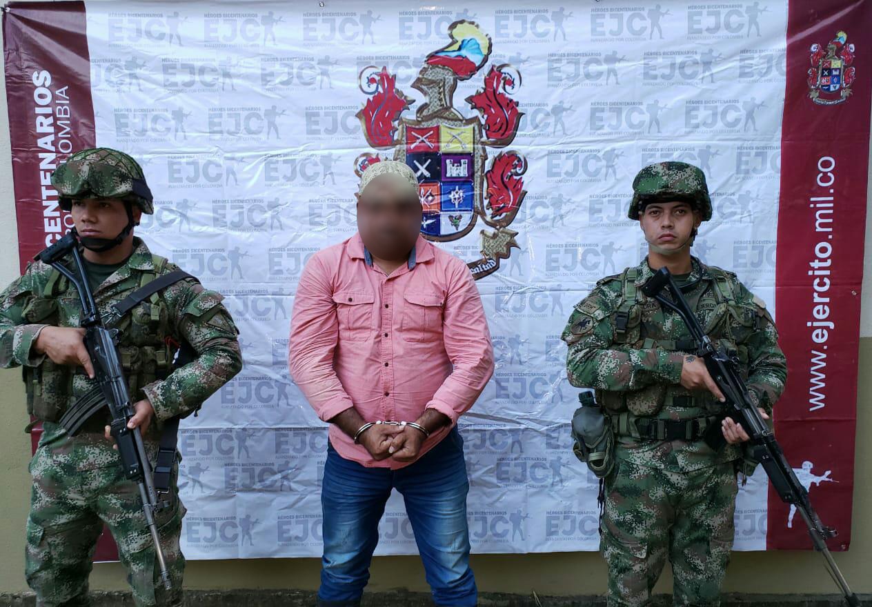 Fue capturado en Arauca alias “Rambo” integrante del Eln