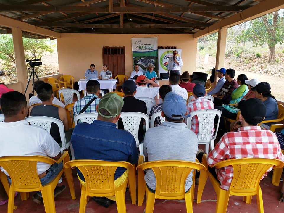 Se socializó proyecto de construcción de acueducto para el centro poblado de la aguada