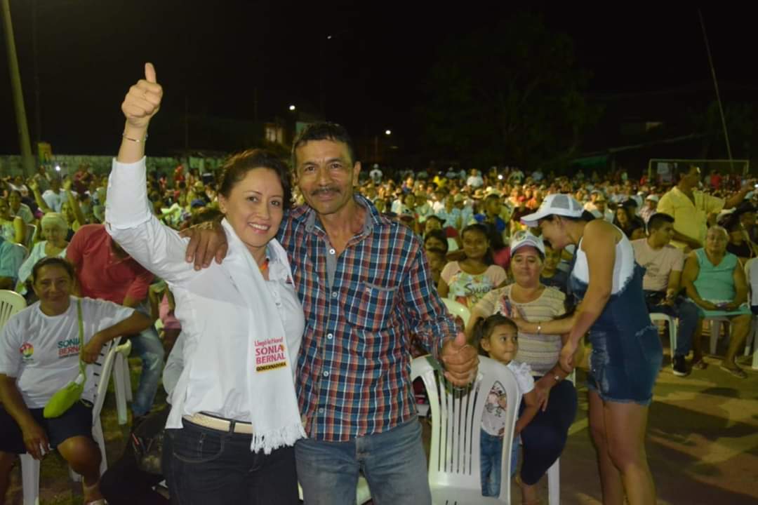 Contundente recibimiento a Sonia Bernal en Paz de Ariporo