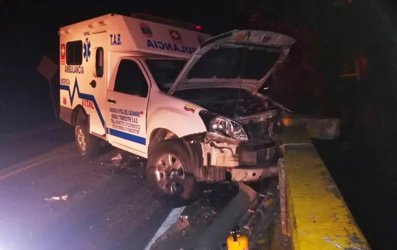 Murió paciente que era trasladado a Bogotá, ambulancia que lo trasportaba se accidentó