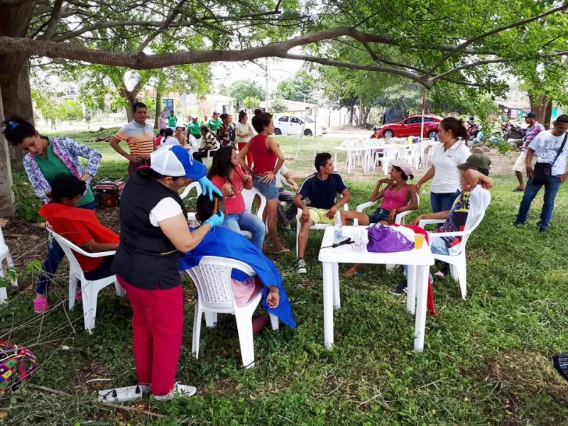 Oficina de acción social de Paz de Ariporo desarrollo actividad con personas con problemas de consumo de sustancias psicoactivas 