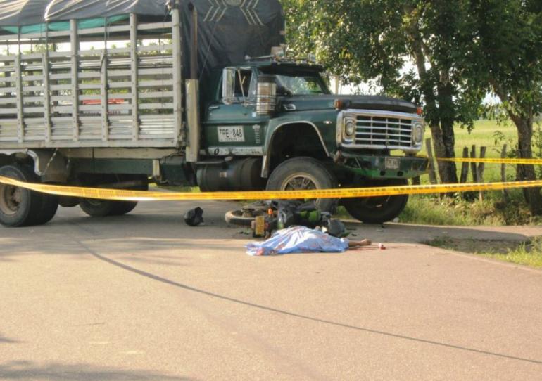 Muere motociclista en accidente de tránsito en la vía Pore - Trinidad