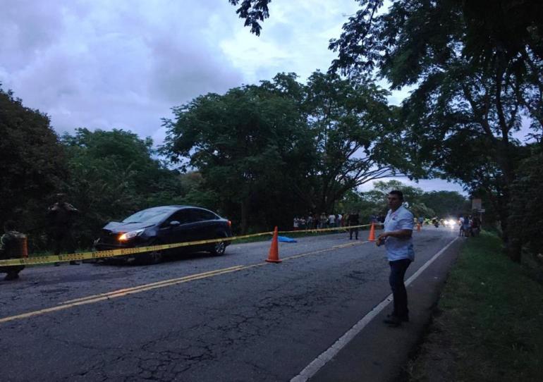 Accidente de tránsito cegó la vida de un adulto mayor en la marginal de la selva