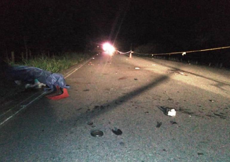 Accidente de tránsito cobró la vida de una persona en el sector de La Curama sobre la Marginal de la Selva