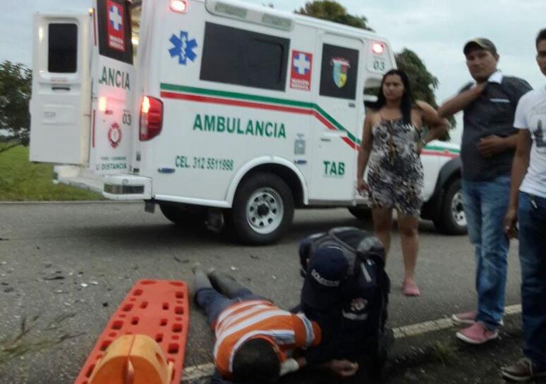 Motociclista se accidentó contra un semoviente en la vía Pore - Trinidad