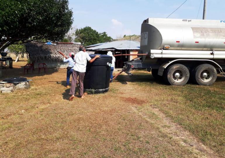 Gobernación de Casanare distribuye agua  a comunidades campesinas de Nunchía y Hato Corozal