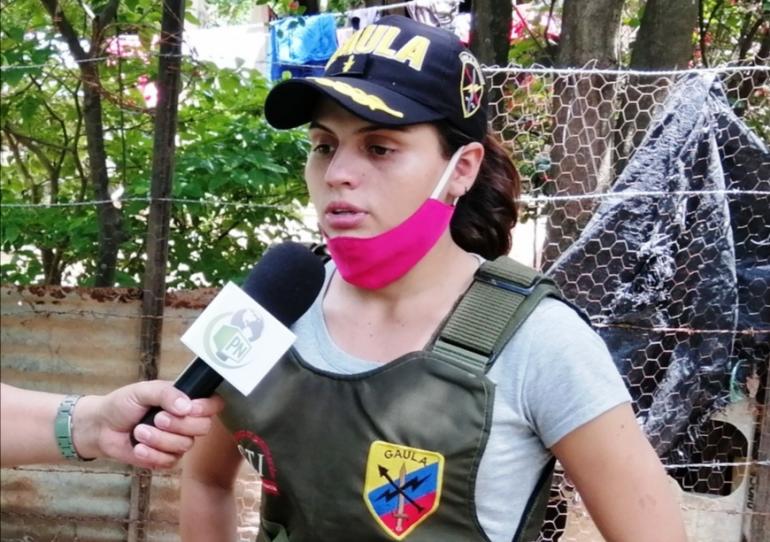Fue liberada la joven Angie Alexandra Martínez quien se encontraba secuestrada desde el pasado 25 abril de 2020