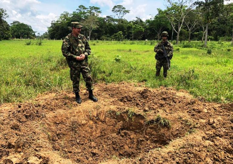 Ejército Nacional frustra dos acciones terroristas contra el oleoducto en Fortul, Arauca