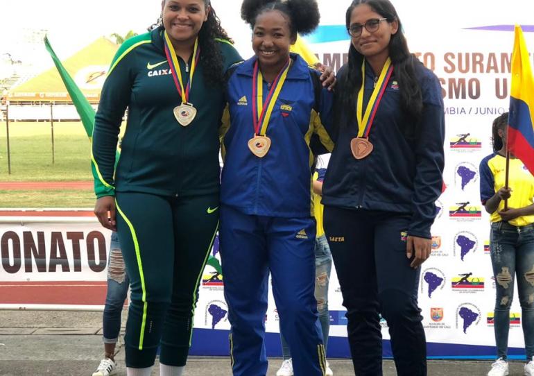Atleta casanareña Brigidh Mayorga, ganó medalla de bronce en el Campeonato Suramericano U20