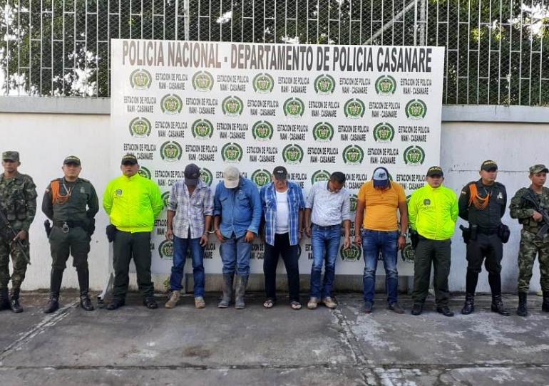 Desarticulada la banda delincuencial “Los Alazanos” dedicados al robo de ganado en Casanare