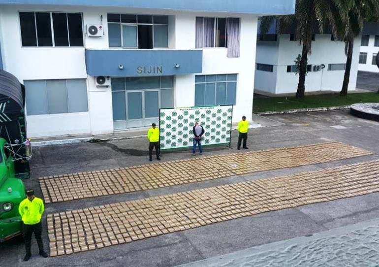 Policía logró la incautación de 1.650 libras de marihuana en la vía Aguazul - Yopal