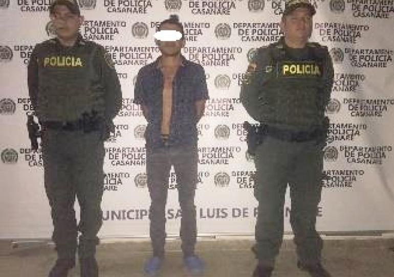 Tres personas capturadas en las últimas horas por la Policía Nacional en el norte de Casanare