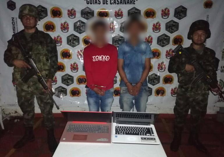 Gracias a oportuna información el Ejército Nacional recuperó elementos hurtados en Paz de Ariporo   