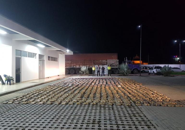 Al sur de Casanare sobre la vía Marginal de la Selva fueron incautados 790 kilogramos de Marihuana  