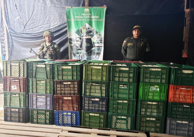 Ejército y Policía logran contundente golpe al contrabando en el municipio de Tame