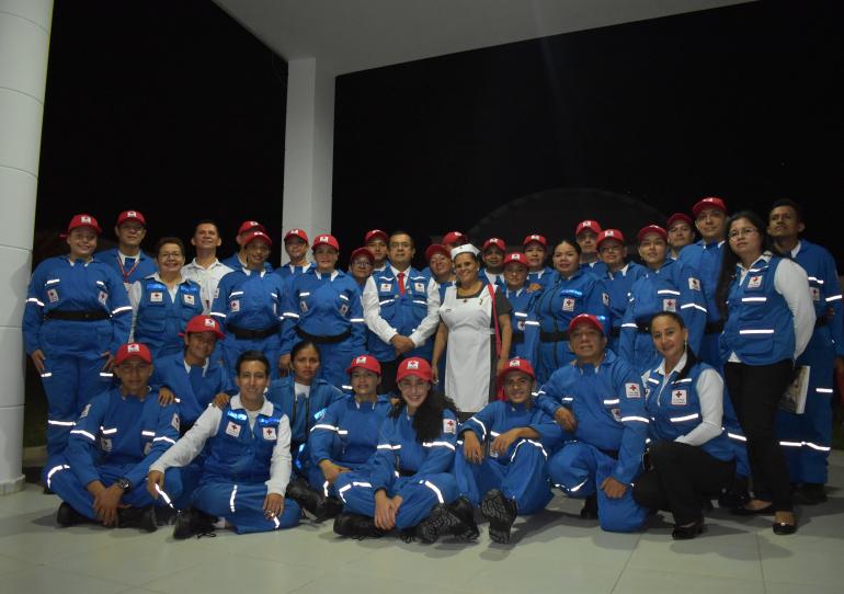 La Cruz Roja Colombiana Seccional Casanare consagró Dieciocho nuevos Voluntarios